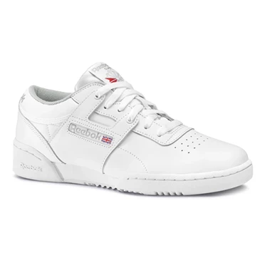 Zapatillas Reebok Workout Low Hombre Blancas Gris | 078159EYW