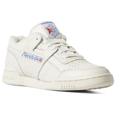 Zapatillas Reebok Workout Plus 1987 TV Hombre Blancas Azul Real | 731085BXO