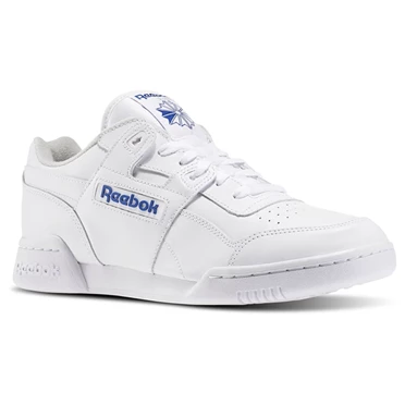 Zapatillas Reebok Workout Plus Hombre Blancas Azul Real | 958670MRH