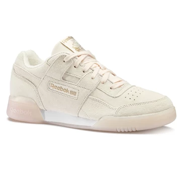 Zapatillas Reebok Workout Plus ICE Mujer Rosas Blancas Doradas | 947152UKR