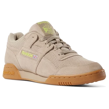 Zapatillas Reebok Workout Plus MU Hombre Beige Verde | 219673TDV