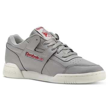 Zapatillas Reebok Workout Plus MU Hombre Gris Rojas | 541760JLU