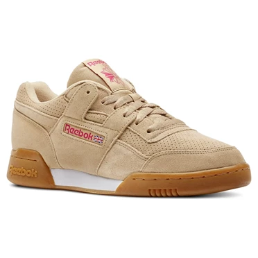 Zapatillas Reebok Workout Plus MU Hombre Rosas Blancas | 728135YJK