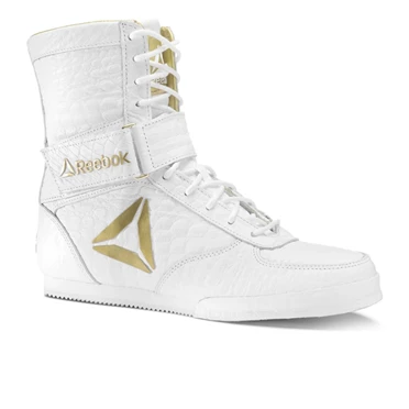 Zapatos De Combate Reebok Boxing Boot - Legacy LTD Hombre Blancas Doradas | 560943MLI