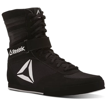 Zapatos De Combate Reebok Boxing Boots Hombre Negras Blancas | 382067VOJ